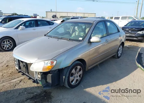 2008 Kia Spectra Ex from USA, damaged, VIN KNAFE122585494724